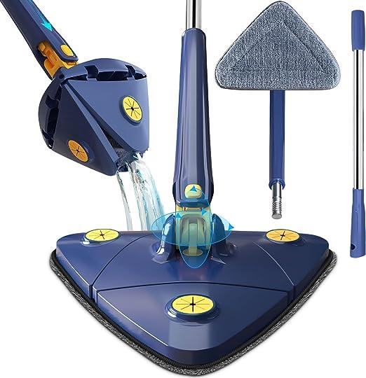 (🎁Hot Sale- 40% OFF) Triangle Mop 360 Adjustable With Twist Squeeze - Gadget 360